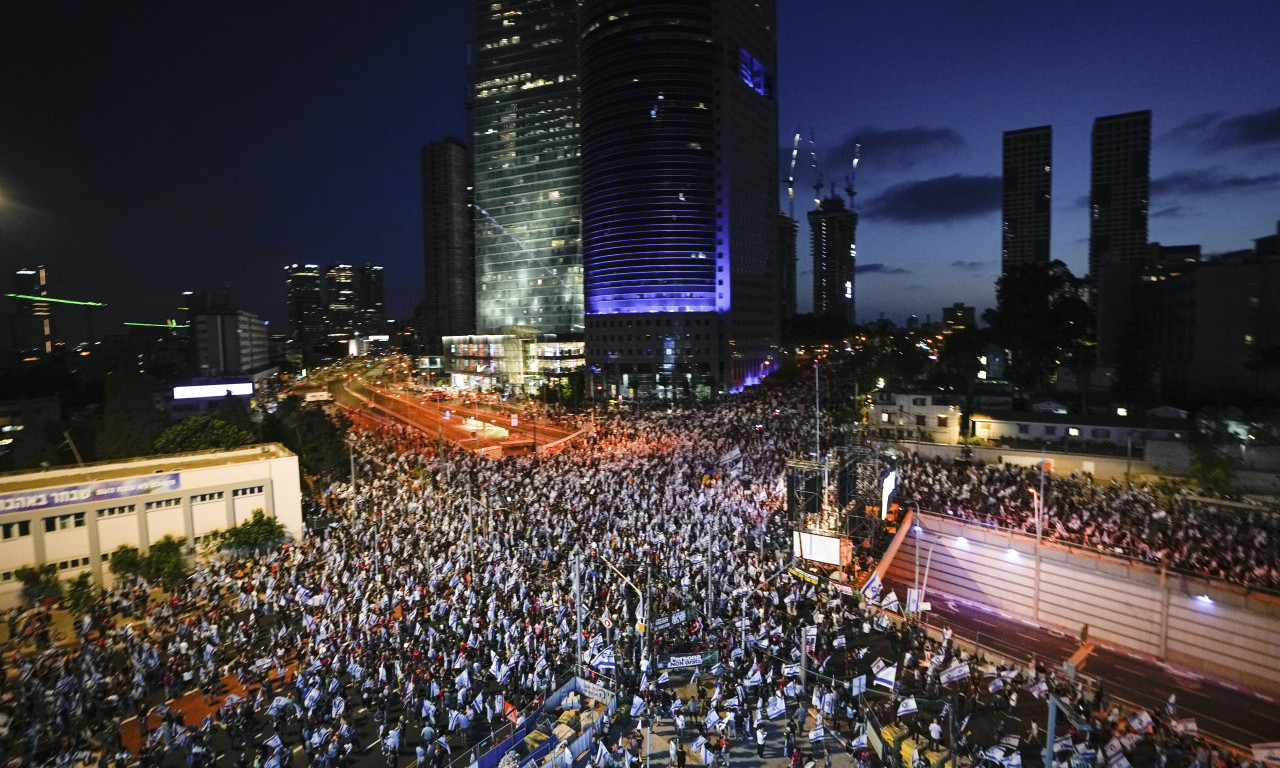 Preko 95.000 ljudi na ULICAMA TEL AVIVA: Novi PROTESTI u Izraelu