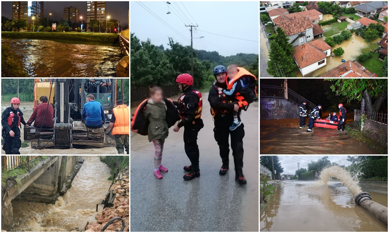 Srbija u VELIKOJ BORBI s poplavama: VANREDNO u više od 50 gradova i opština - PUTEVI NEPROHODNI