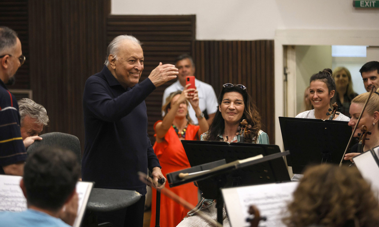 Proslava STOGODIŠNJICE Beogradske filharmonije: Maestro ZUBIN MEHTA održao prvu probu pred KONCERT u utorak