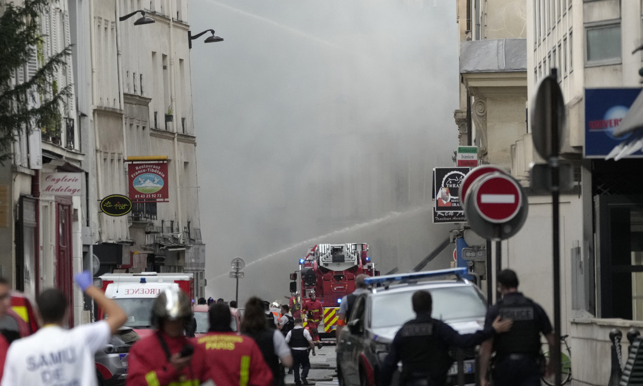 Povređeno 16 osoba, sedam KRITIČNO u EKSPLOZIJI u Parizu: Požar pod KONTROLOM