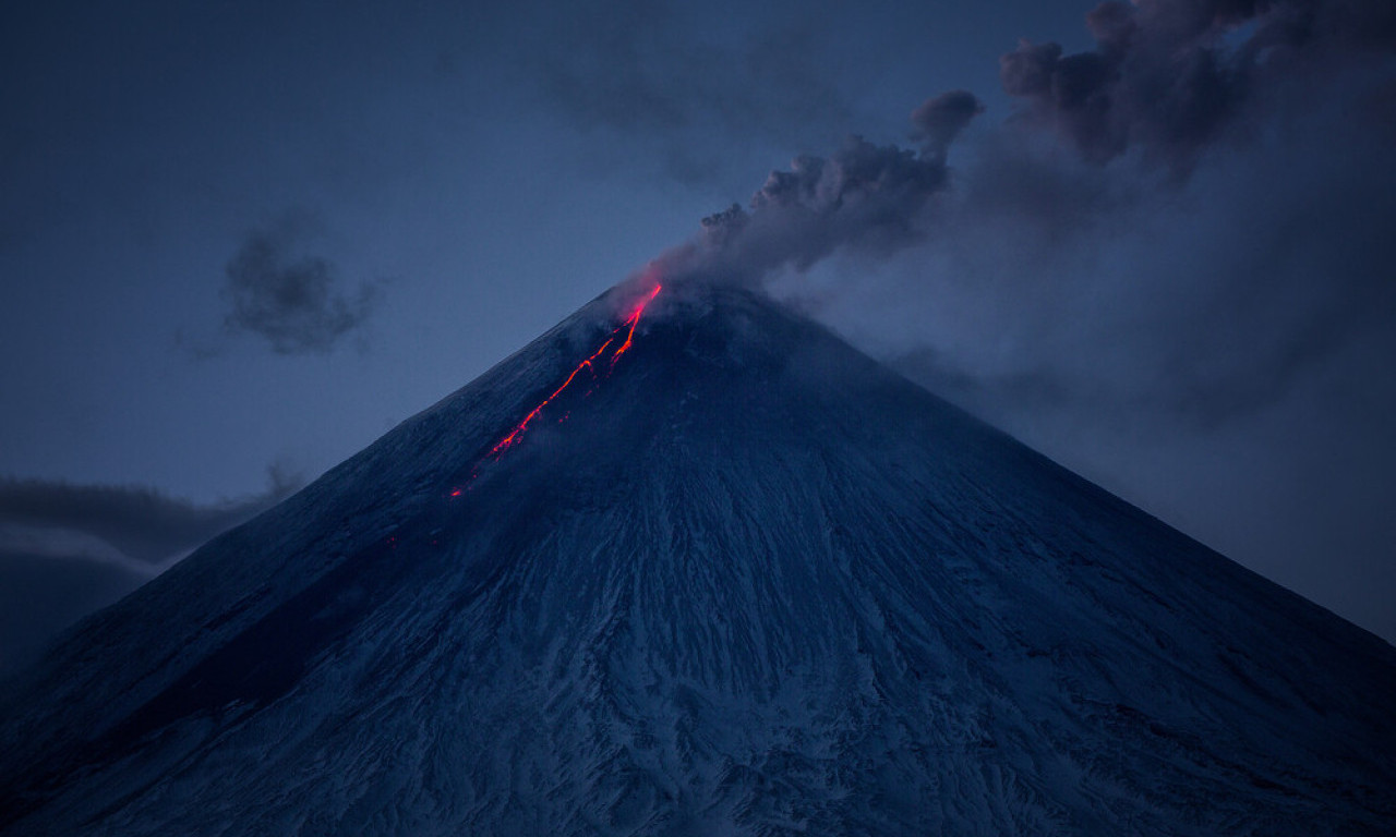 Naljutio se NAJVEĆI VULKAN EVROAZIJE: Ključa KLJUČEVSKOJ, erupcija bi mogla da bude KATASTOFALNA
