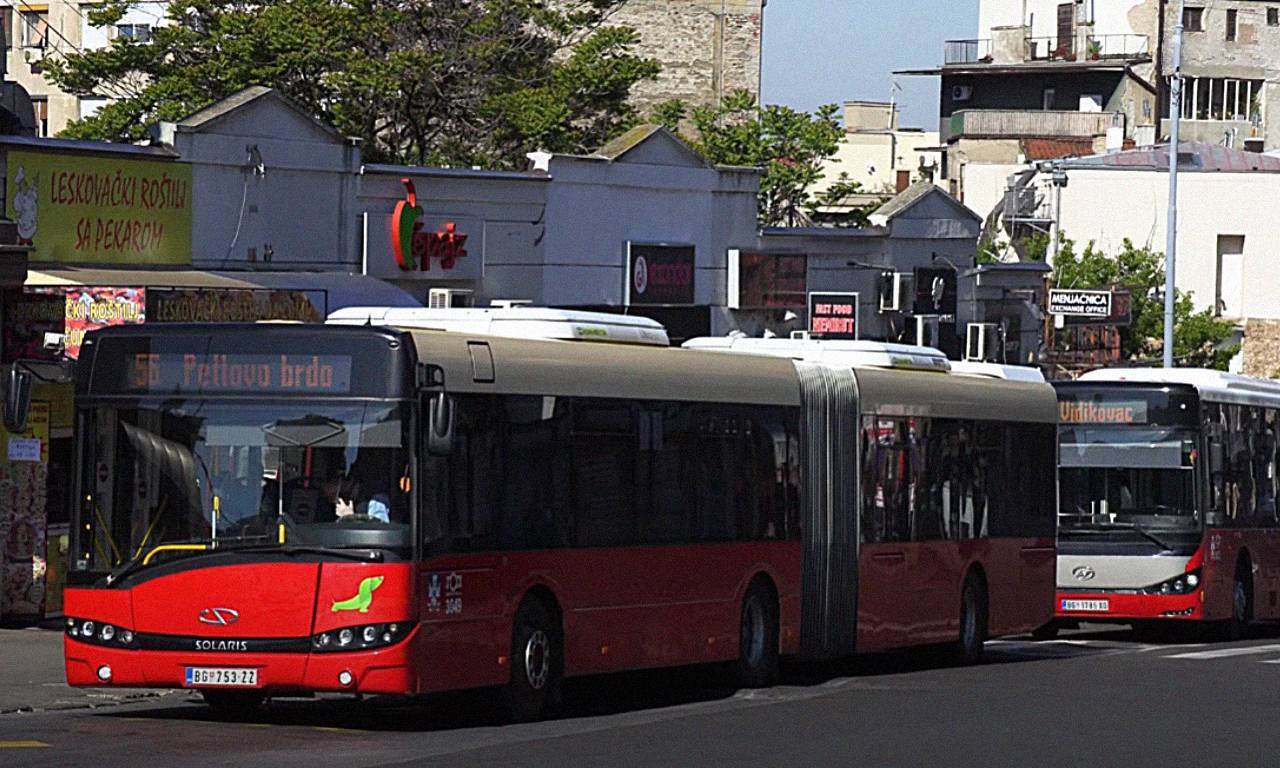Gradski autobus IZLETEO S PUTA na Miljakovcu, DVE OSOBE POVREĐENE