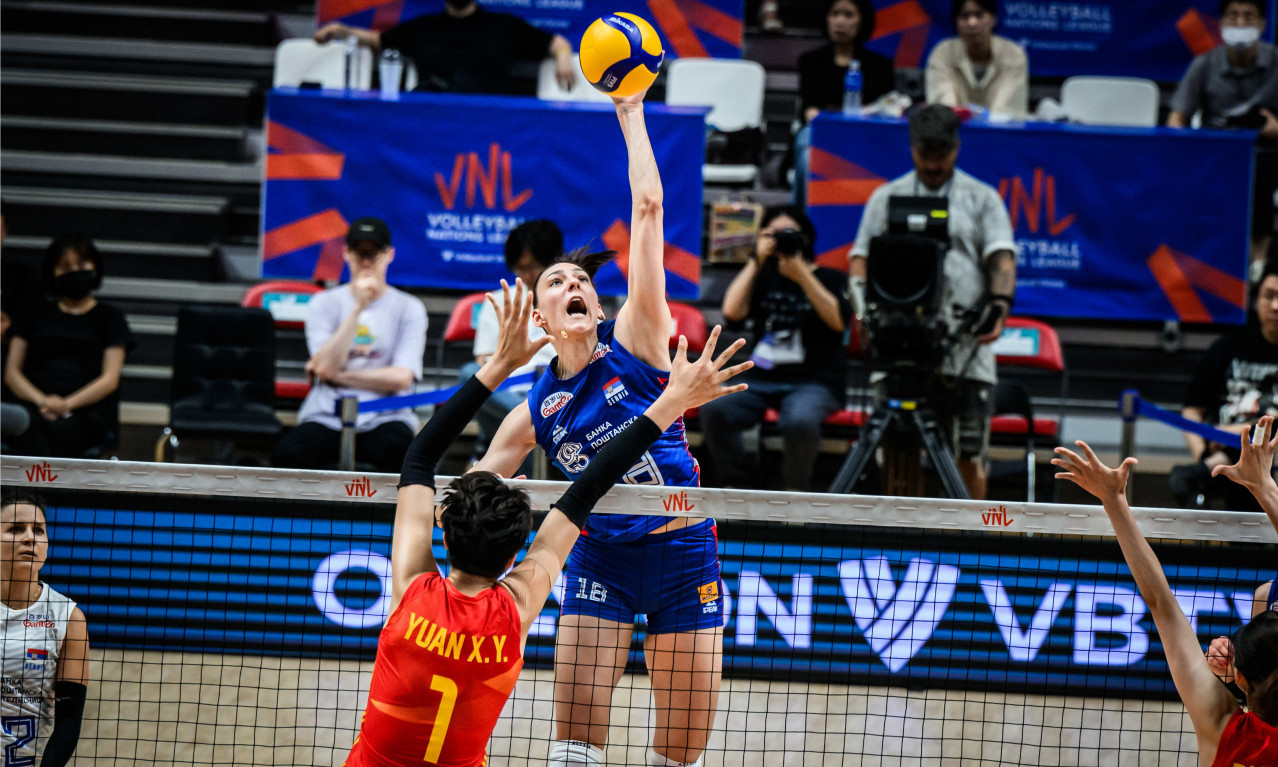 Srpkinje PRELETELE Kinu: ODBOJKAŠICE pobedom ostale U IGRI za završni turnir LIGE NACIJA