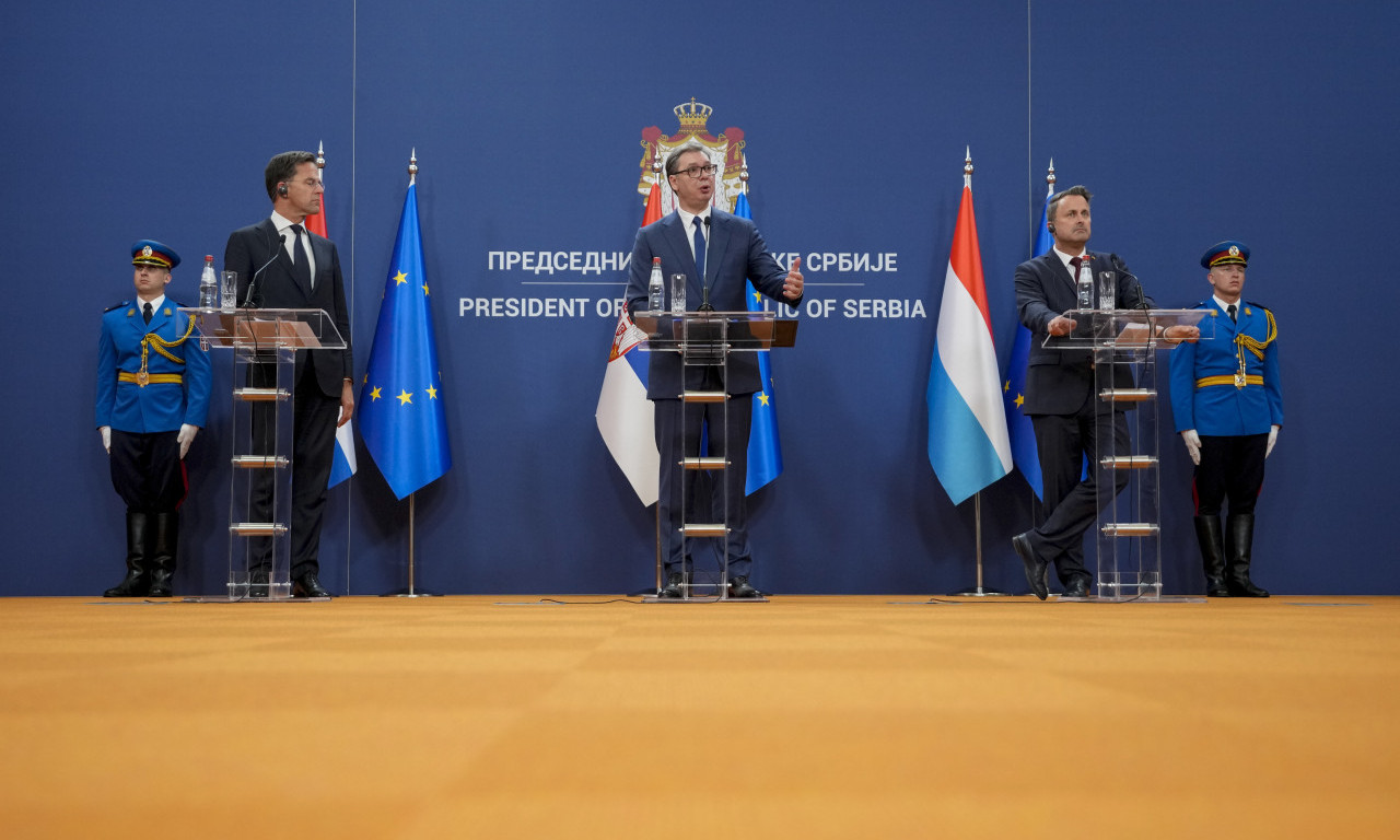 Vučić posle SASTANKA sa premijerima Holandije i Luksemburga: Uplašen sam zbog NEODGOVORNOSTI Prištine