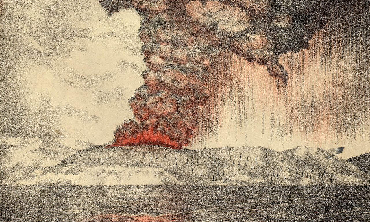 NAJGLASNIJI zabeleženi zvuk IKADA: ERUPCIJA VULKANA na ostrvu Krakatau čula se na UDALJENOSTI od 4800 kilometara