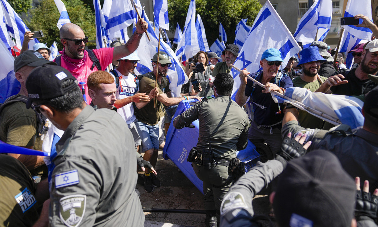 PROTESTI širom IZRAELA: Uhapšeno 17 demonstranata, POVREĐENA jedna ŽENA