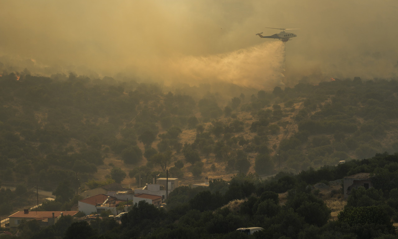 GRČKA opet GORI: POŽARI na Ksantiju i Olimpu