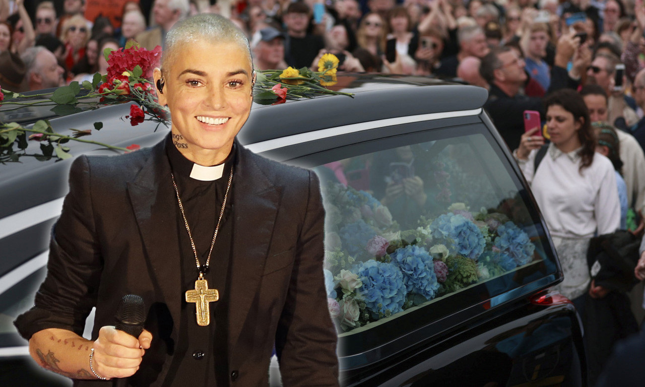 Sahranjena Šinejd O'Konor: Dok je pogrebna povorka prolazila gradom, fanovi bacali cveće na njen kovčeg