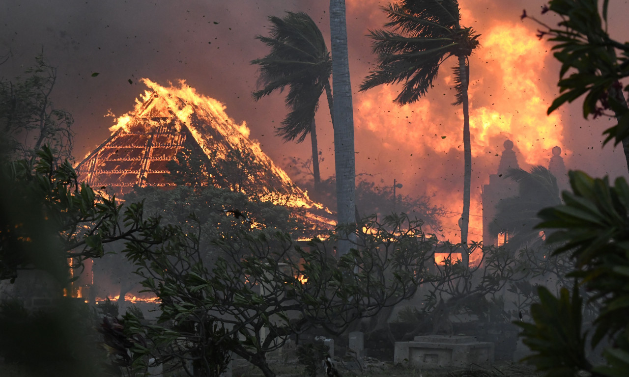 VATRENI PAKAO NA HAVAJIMA, u požarima na ostrvu Maui STRADALE NAJMANJE 53 OSOBE, oko 1000 NESTALIH