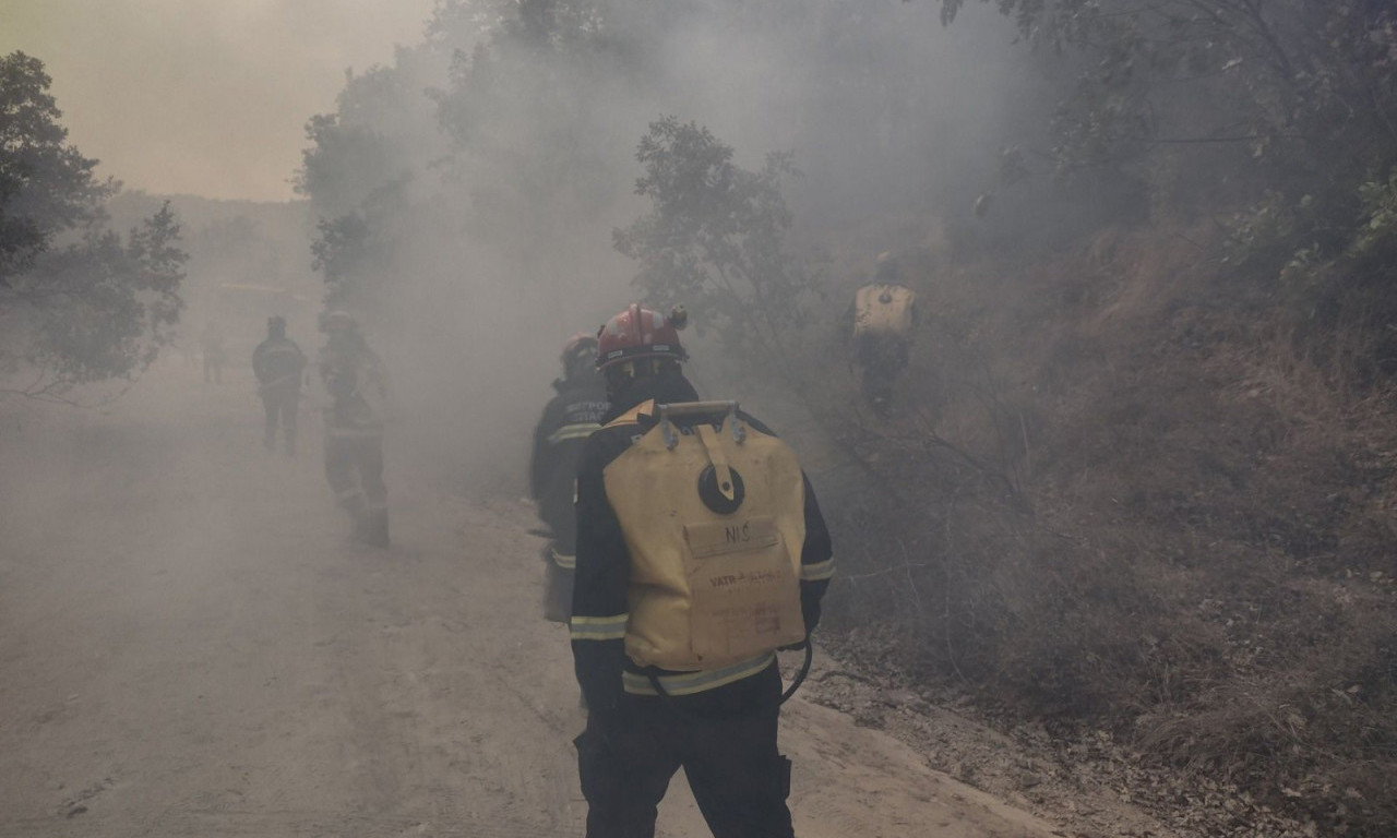 Srpski VATROGASCI sa grčkim kolegama GASILI POŽARE oko sela Provatonas: Ceo dan se borili sa VATRENOM STIHIJOM