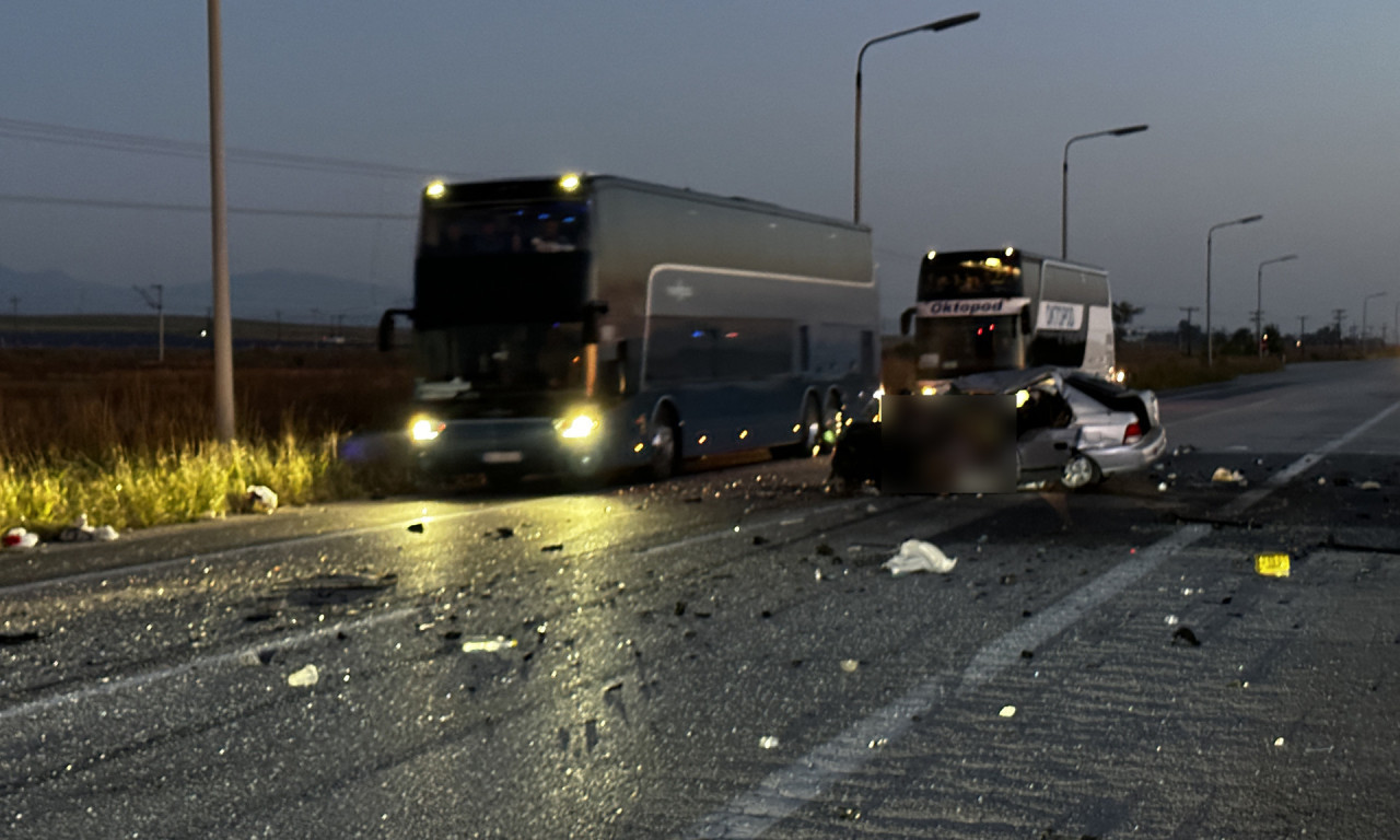 Najmanje TROJE MRTVIH, više od 30 povređeno: Teška nesreća SRPSKOG AUTOBUSA kod Soluna i dva automobila
