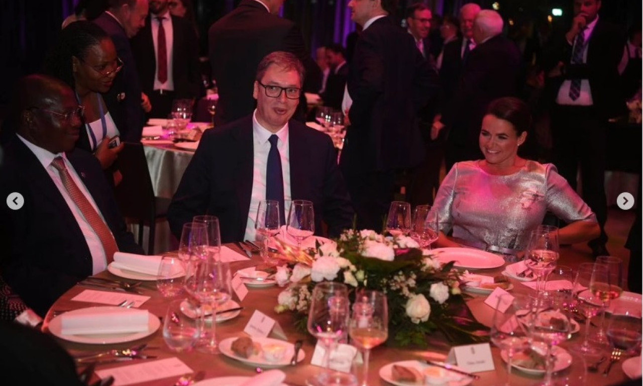 Jer sa PRIJATELJIMA je sve MNOGO LAKŠE: Vučić na VEČERI povodom Demografskog SAMITA u Budimpešti