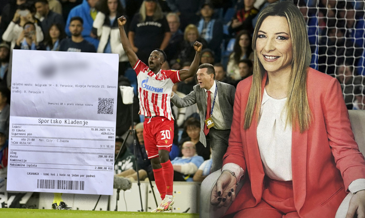 Jedna sasvim ŽENSKA FUDBALSKA priča: Evo kako sam pogodila TAČAN REZULTAT Siti-Zvezda i "OJADILA" KLADIONICU