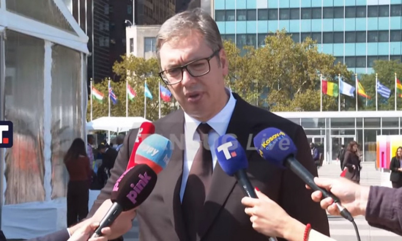 Vučić iz Njujorka: Ja sam u UN rekao sve što MISLIMO i RADIMO