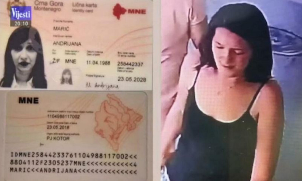 Policija Crne Gore TRAGA ZA OVOM ŽENOM zbog tunela: Na dokumentima LAŽNI PODACI, samo slika PRAVA