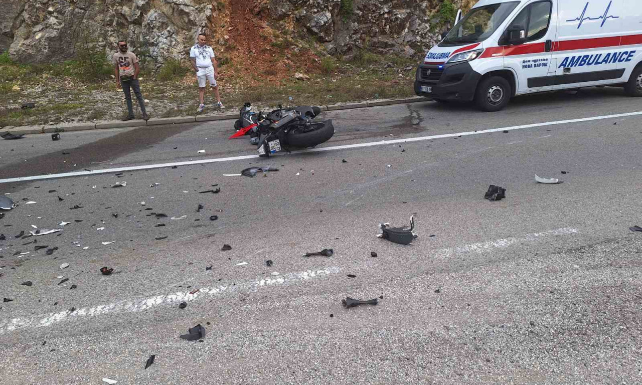 Sudar MOTORA i KAMIONA kod Kokinog Broda: Poginuo motociklista, saobraćaj u PREKIDU