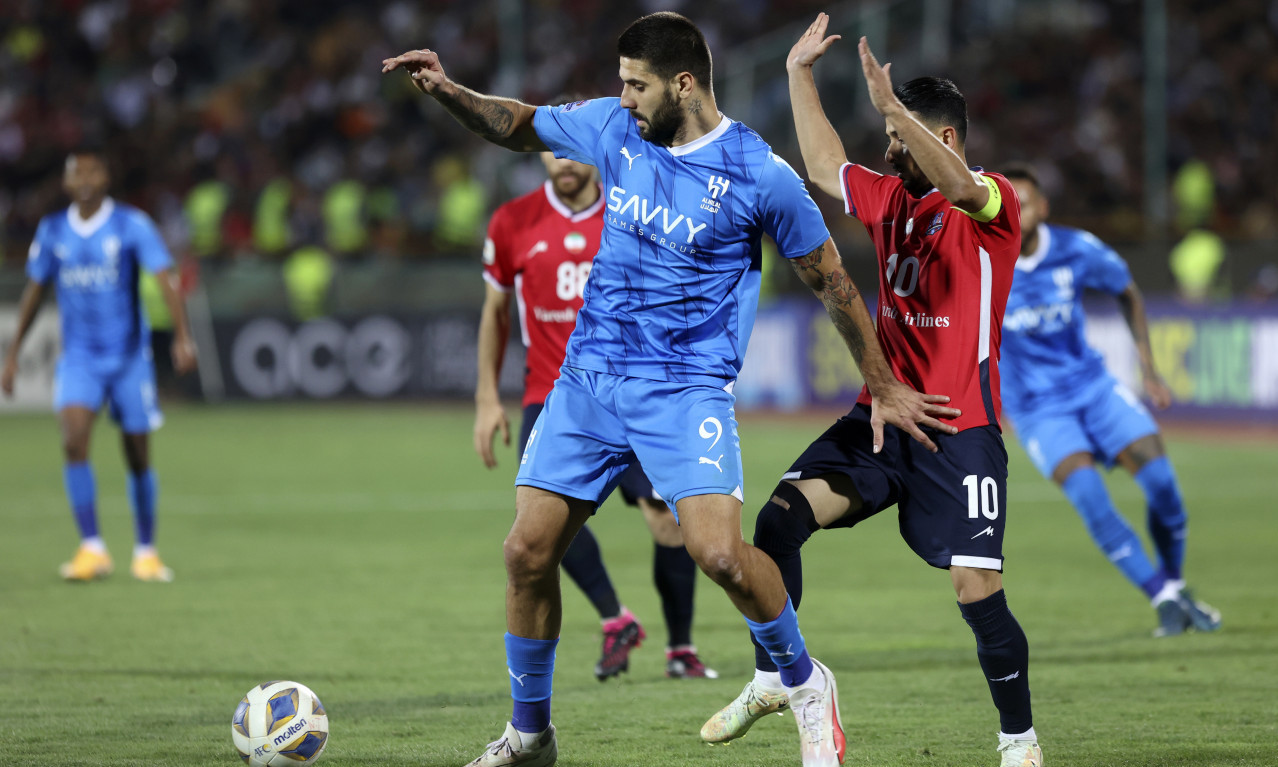 Mitrović postigao prvi gol posle oporavka, Sergej asistent,Al Hilal blizu titule