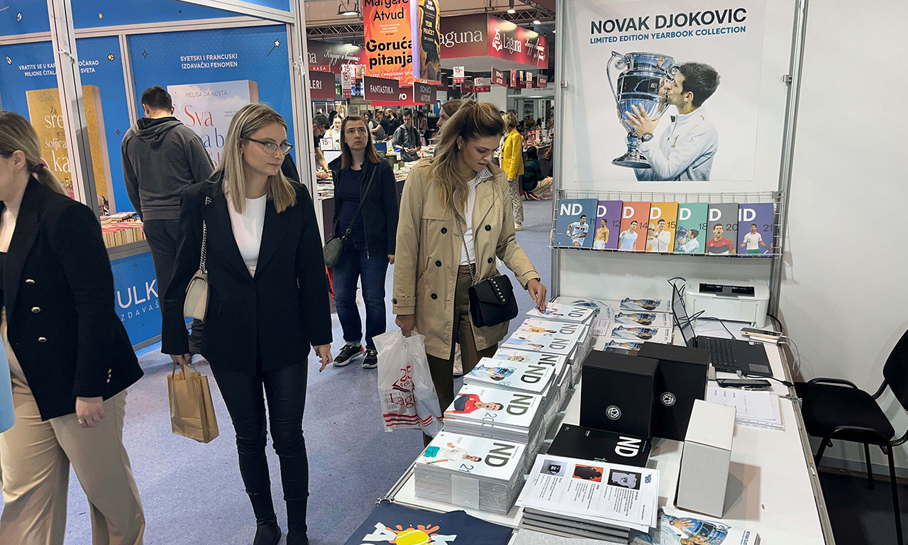 Jedinstvena monografija "NOVAK ĐOKOVIĆ" predstavljena na Beogradskom sajmu knjiga