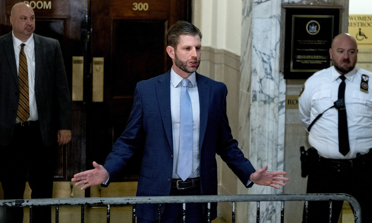 Zbunjen i "NEUPUĆEN": Erik Tramp  SVEDOČIO protiv svog oca DONALDA