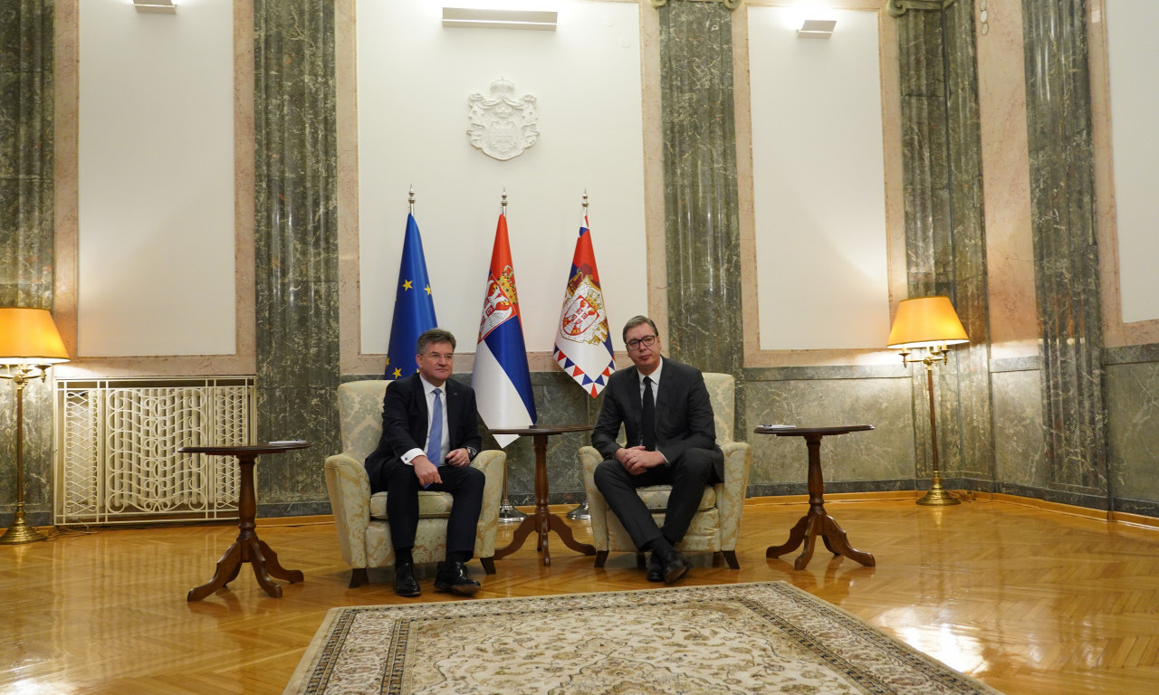 SRBIJA je UVEK SPREMNA na DIJALOG: Predsednik VUČIĆ posle sastanka sa LAJČAKOM