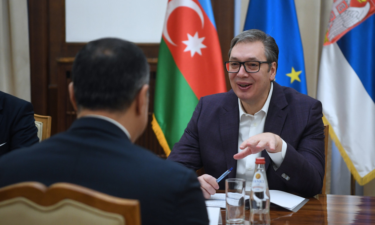 VUČIĆ sa azerbejdžanskim ministrom: VELIKI PRIJATELJI, zahvalni smo zbog poštovanja TERITORIJALNOG INTEGRITETA