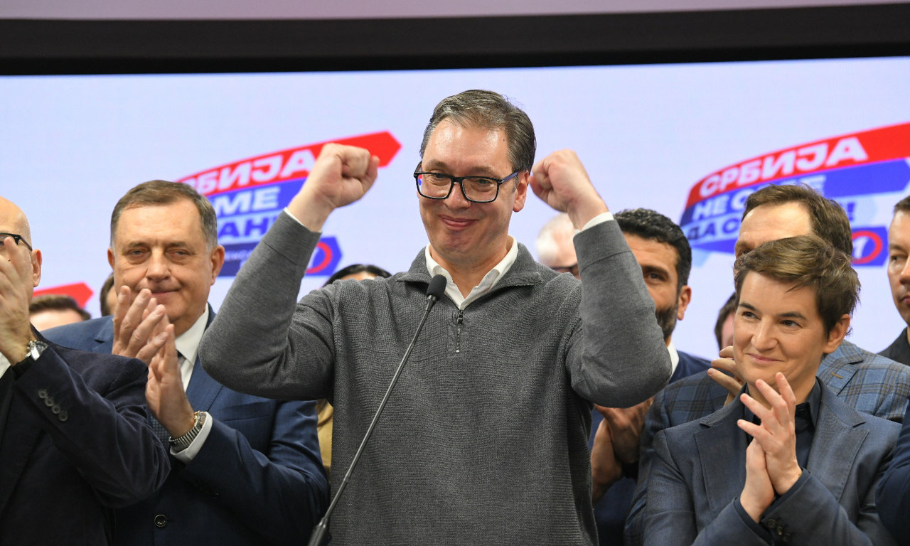 UBEDLJIVA POBEDA SNS: Lista "Aleksandar Vučić - Srbija ne sme da stane" osvojila najviše glasova na ponovljenom glasanju
