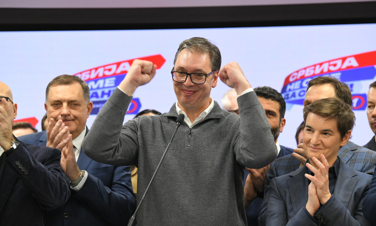 UBEDLJIVA POBEDA SNS: Lista "Aleksandar Vučić - Srbija ne sme da stane" osvojila najviše glasova na ponovljenom glasanju