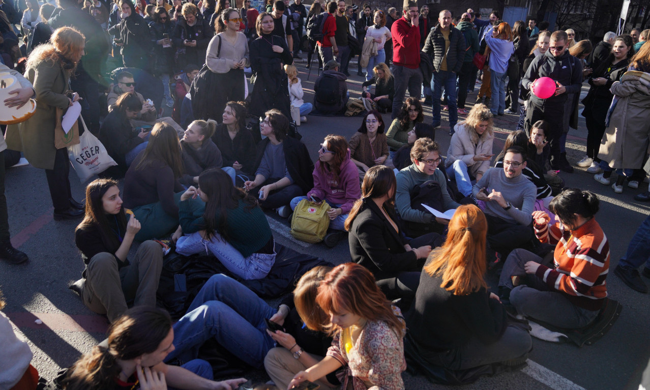Studenti blokirali i Nemanjinu: Spremaju NOVI ZAHTEV lokalnim samoupravama