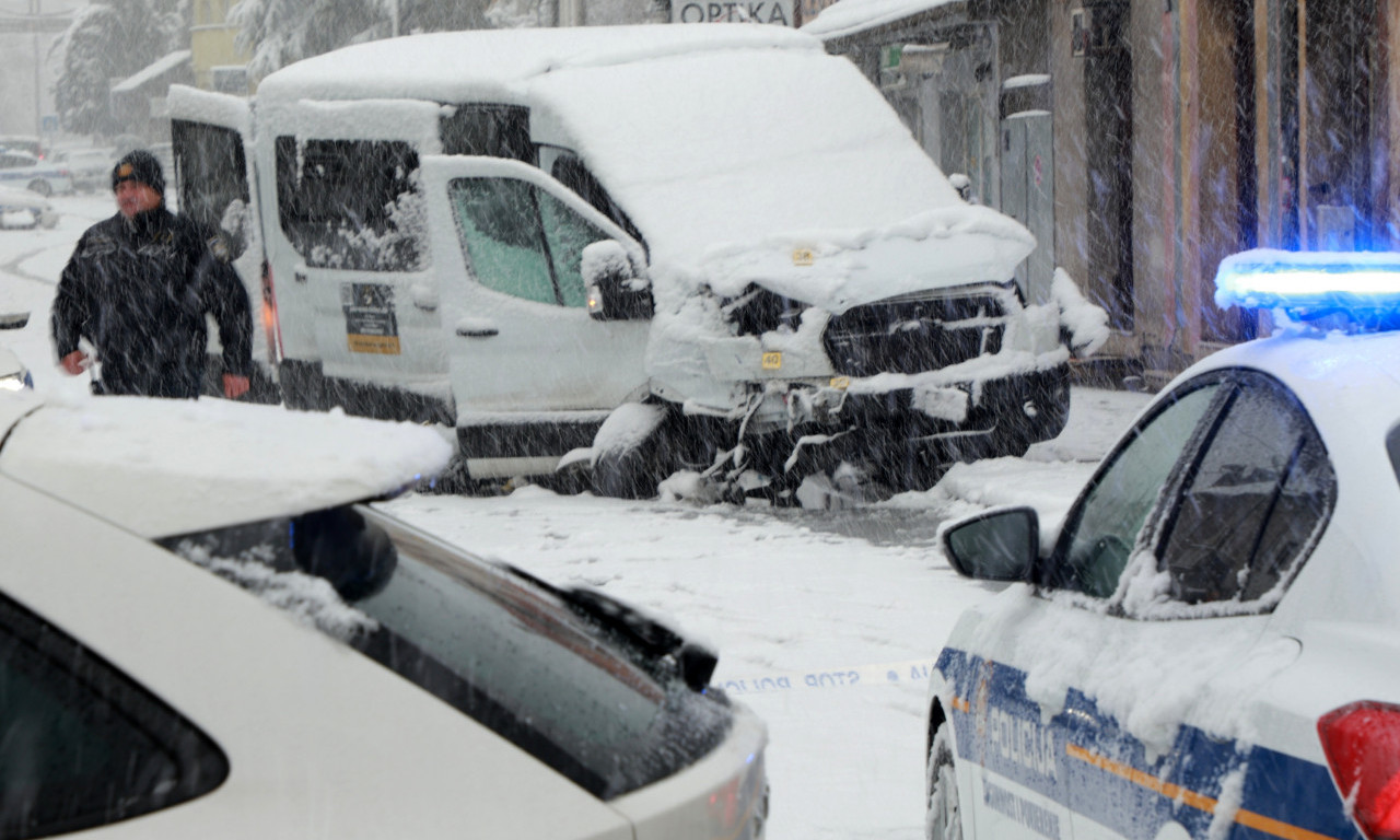 Svežije vreme i snežne padavine iz Hrvatske krenuli ka SRBIJI: Gradski prevoz u Zagrebu otežan, pojedine linije ne rade