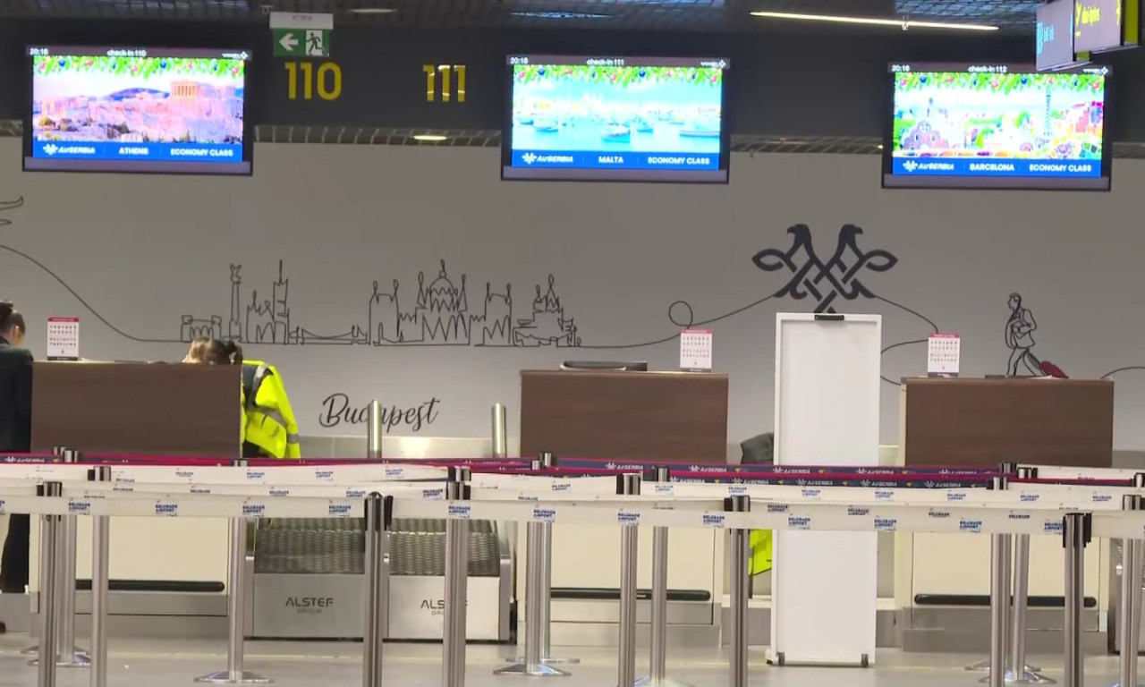 KAKVA JE SITUACIJA NA AERODROMU "NIKOLA TESLA"? Evo šta se dešava sa letovima zbog nevremena