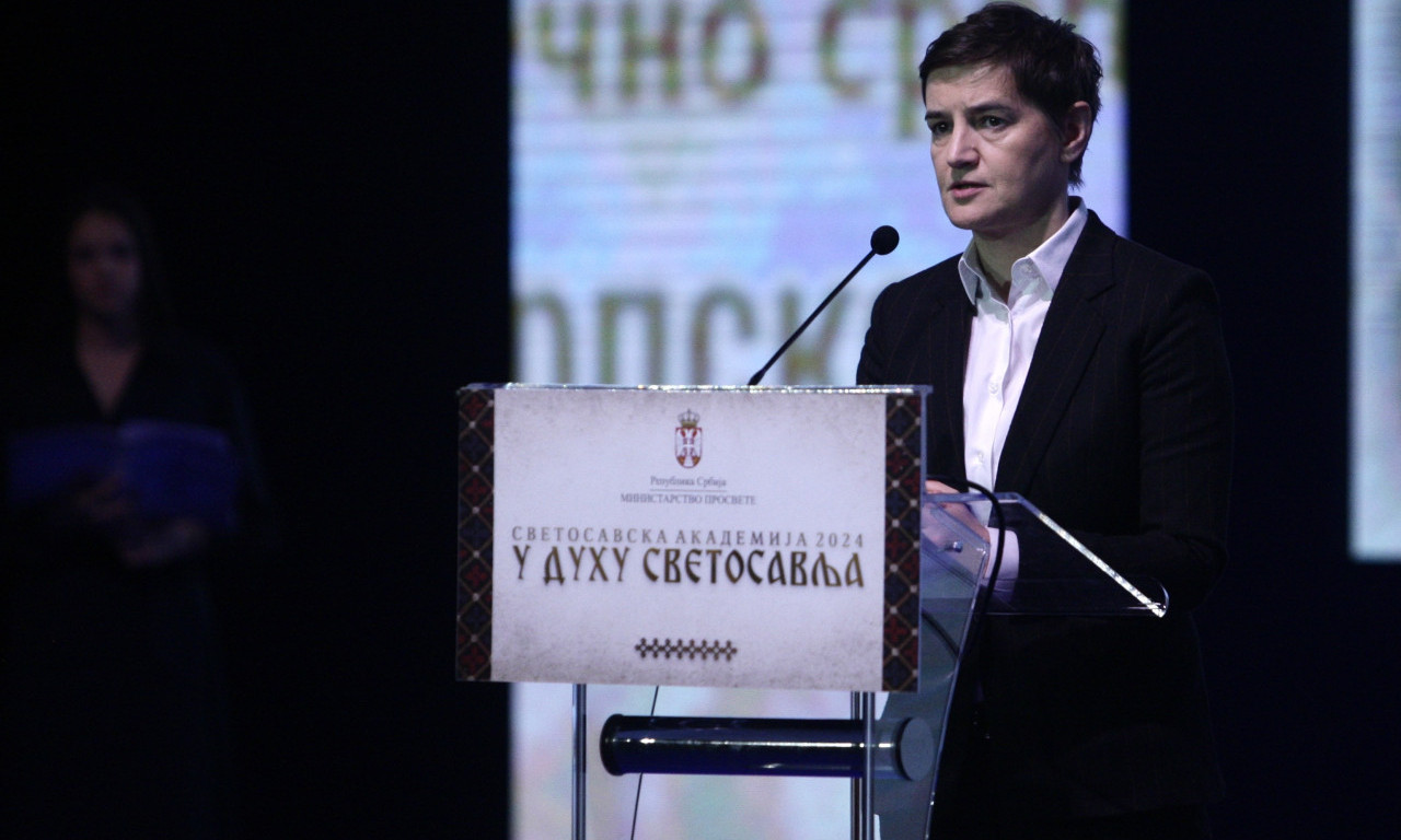Brnabić na SVETOSAVSKOJ AKADEMIJI u Beogradu: Radimo na temeljima Svetog Save, razvijamo ZDRAVE VREDNOSTI kod učenika