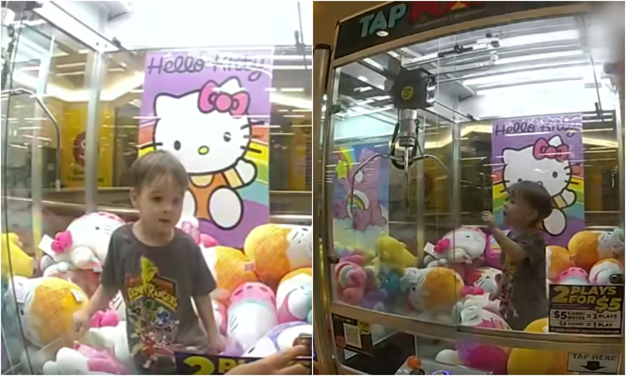Nesvakidašnja akcija SPASAVANJA u Australiji! Trogodišnjak se ZAGLAVIO u aparatu sa igračkama