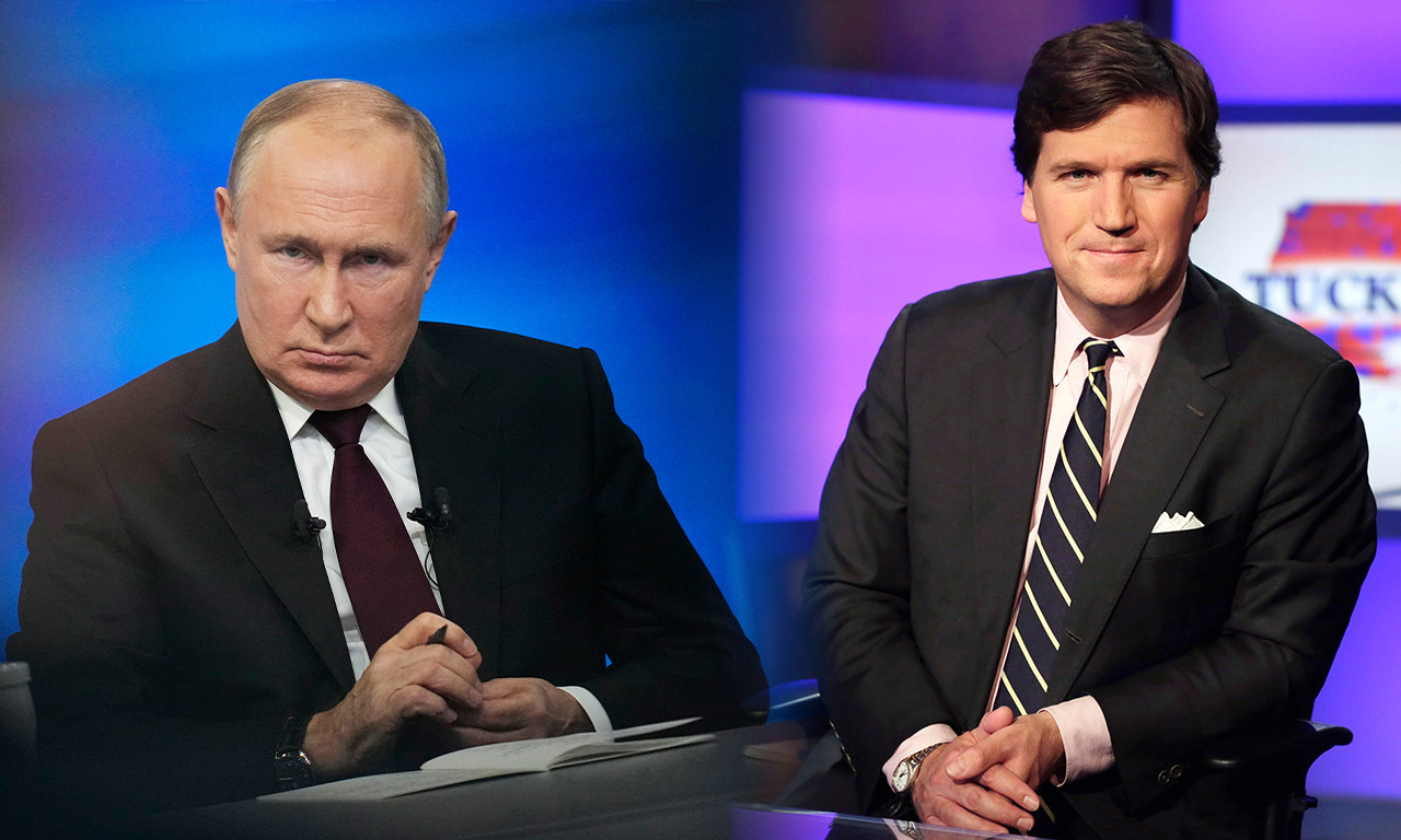 "NE BRANIM PUTINA, ALI..." Taker Karlson stavovima zatresao planetu, a tek da vidite kako je izvređao Angelu Merkel!