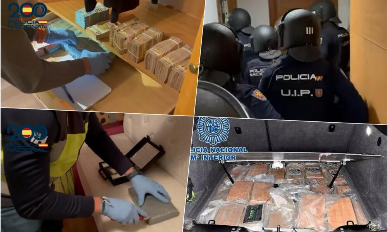 RAZBIJEN OGRANAK BALKANSKOG KARTELA - POGLEDAJTE FILMSKU AKCIJU: Uhapšeno 17, među njima VOĐA, zaplenjena tona kokaina