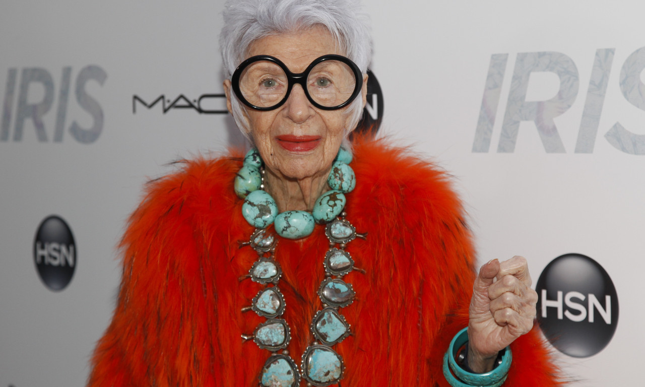 PREMINULA Iris Apfnel američka MODNA IKONA i dizajnerka enterijera! Imala je 103 godine