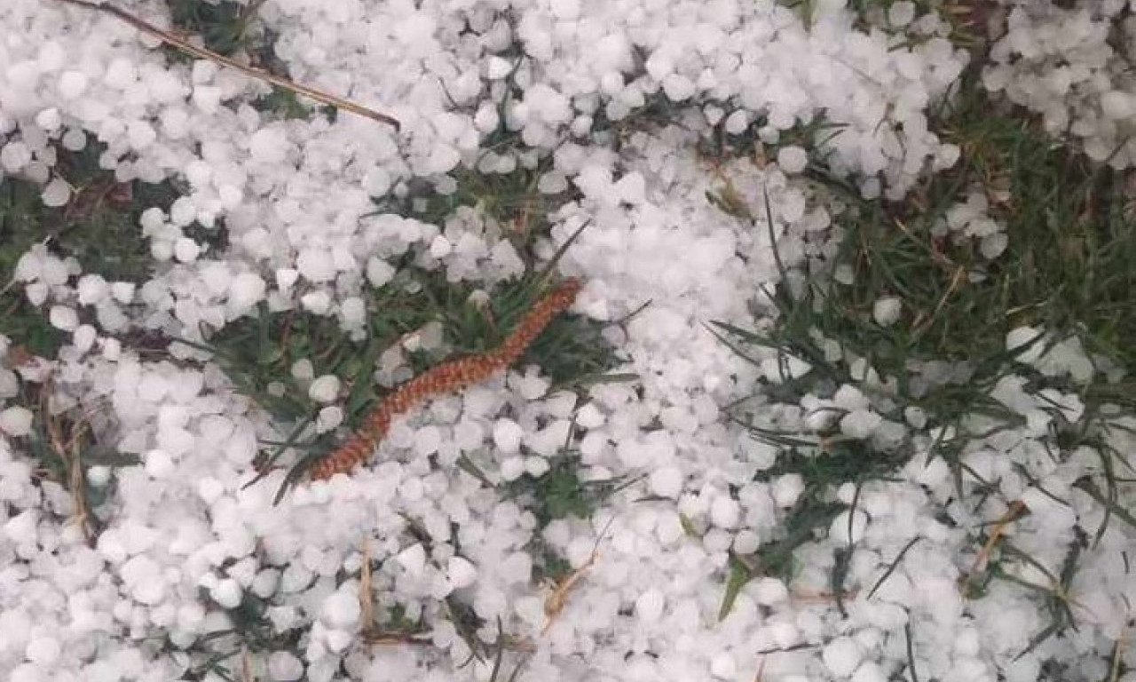 NJIVE POTOPLJENE VODOM Veliko nevreme praćeno gradom napravilo haos u Žitištu (VIDEO)