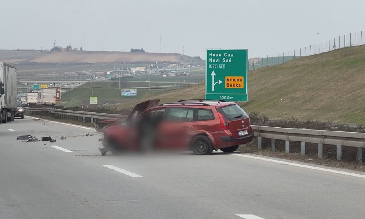 JEZIV PRIZOR na auto-putu Beograd - Novi Sad! Dve teške SAOBRAĆAJKE na udaljenosti od 5 kilometara (FOTO+VIDEO)