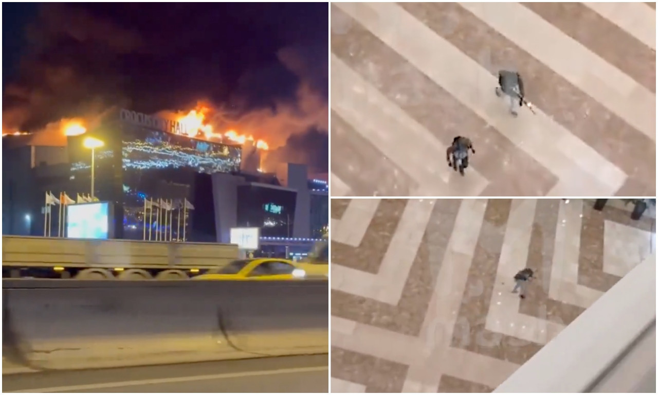 Pogledajte UZNEMIRUJUĆE SNIMKE TERORISTIČKOG NAPADA U MOSKVI! Najmanje 10 MRTVIH i na desetine ljudi povređeno (VIDEO)