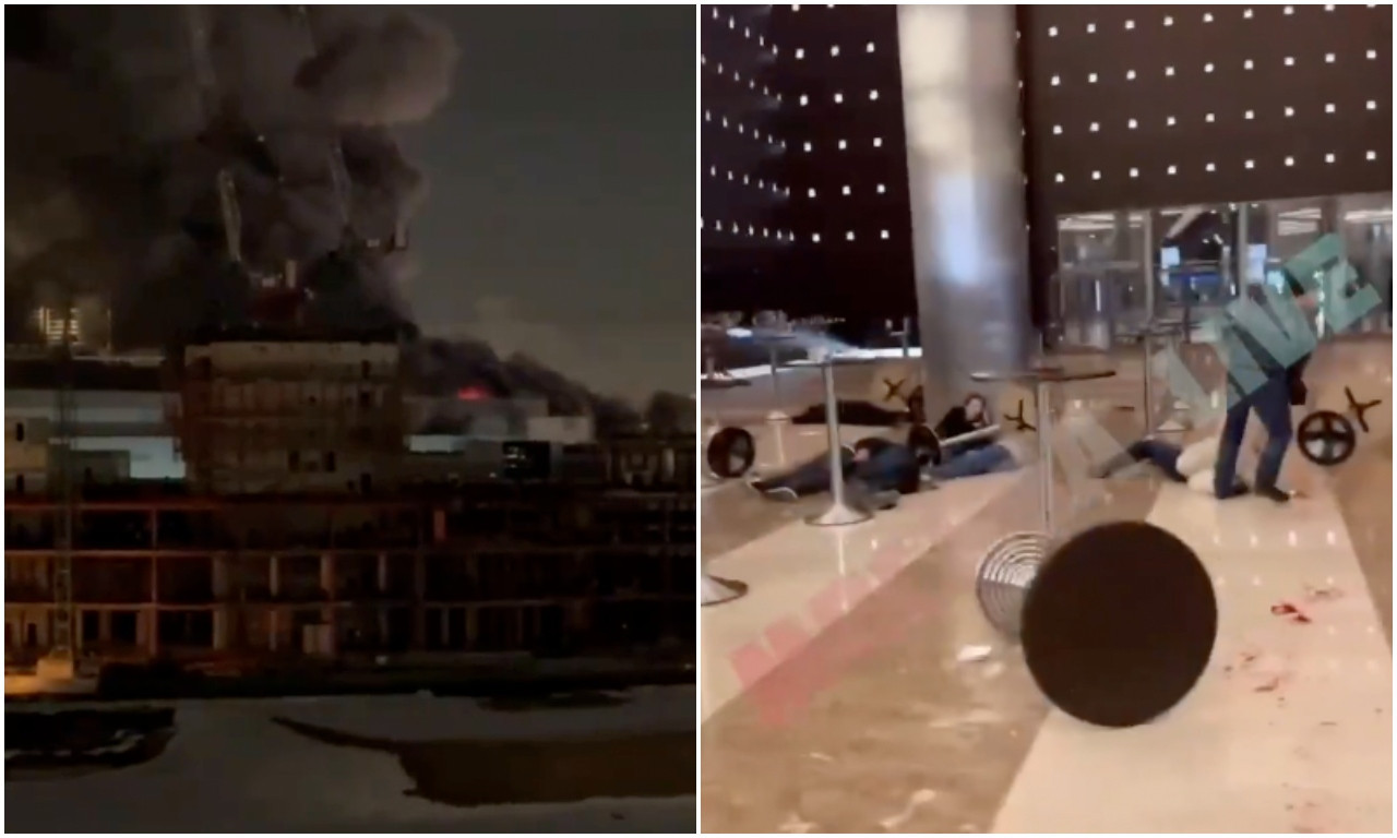 Ovaj SNIMAK pokazuje svu SUROVOST napada u Moskvi: Teroristi UBIJAJU redom (VIDEO)