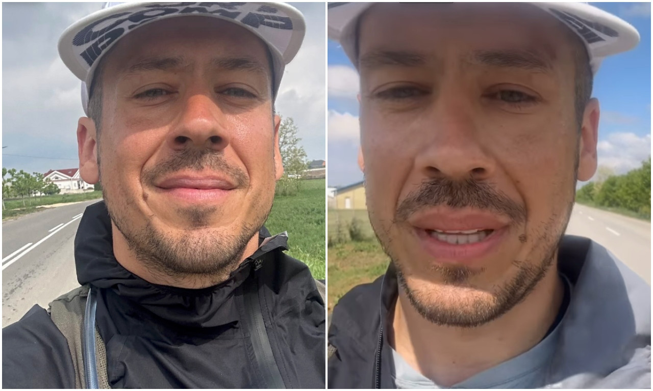 Nikola Rokvić 2 dana pešači do Egine za pomoć bolesnoj deci: Skupio već DVA MILIONA, pa uputio dirljivu poruku (FOTO)