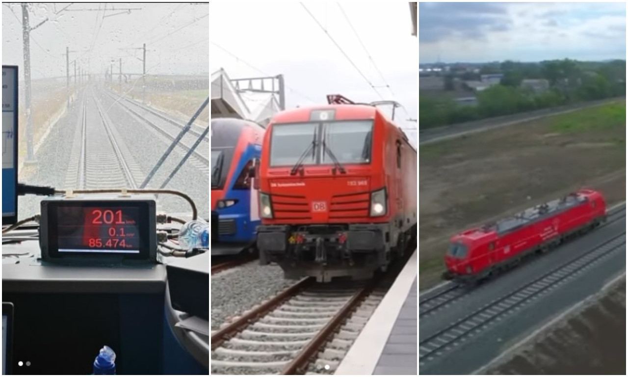 BRZI VOZ PROJURIO 202km/h! Testirana brza pruga Novi Sad – Vrbas, evo šta kaže VESIĆ o budućim PLANOVIMA