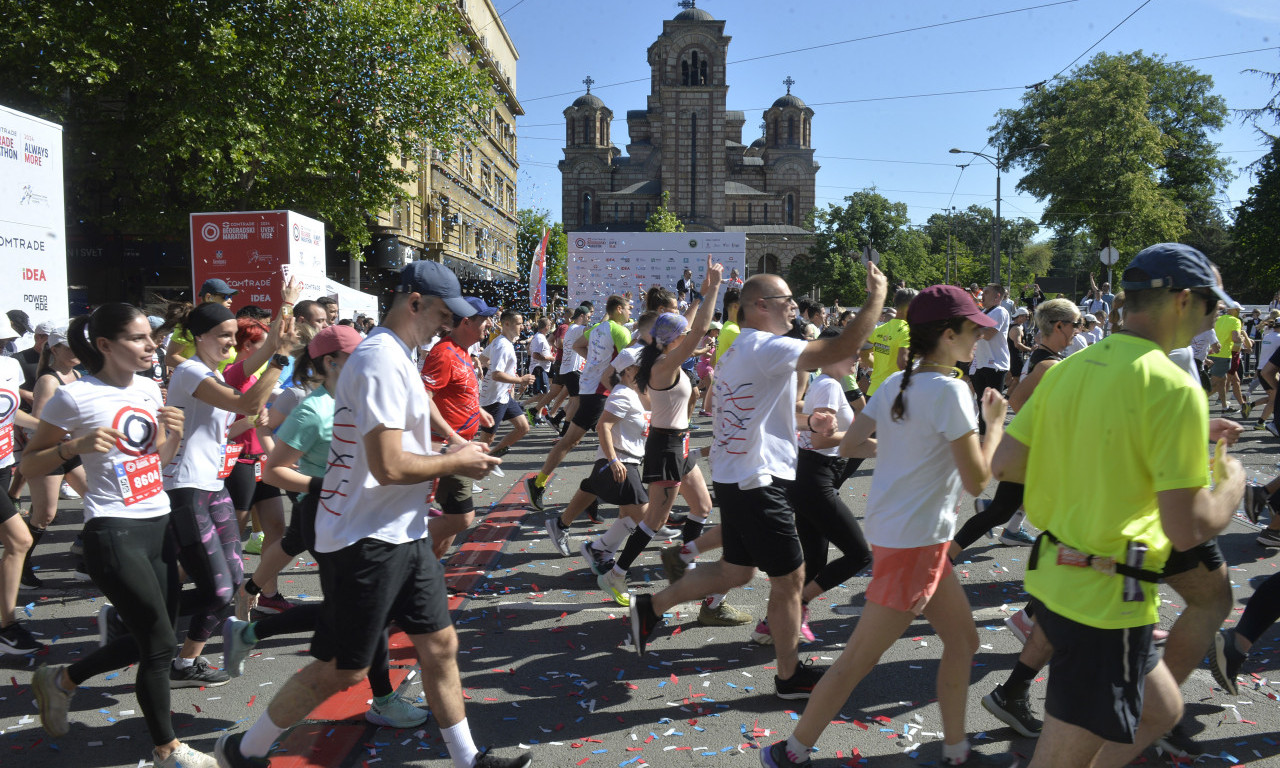 ZATVARA SE BEOGRAD Ovo je detaljna ruta 38. Beogradskog maratona - evo kuda nećete moći u nedelju