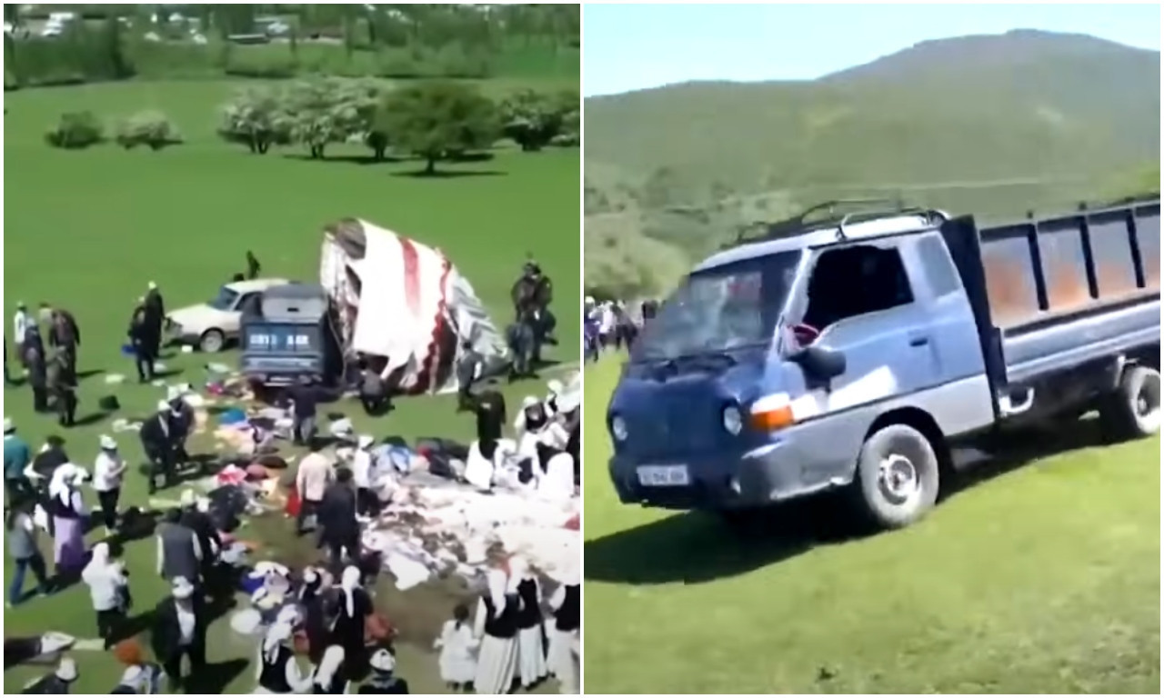Pogledajte UZNEMIRUJUĆE SCENE! KAMION ULEĆE NA DEČIJI FESTIVAL, pregaženo 29 dece, užas u Kirgistanu (VIDEO)