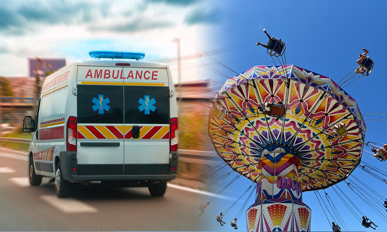 HAVARIJA NA RINGIŠPILU U UGRINOVCIMA Otpala šipka i udarila decu – nastao haos!