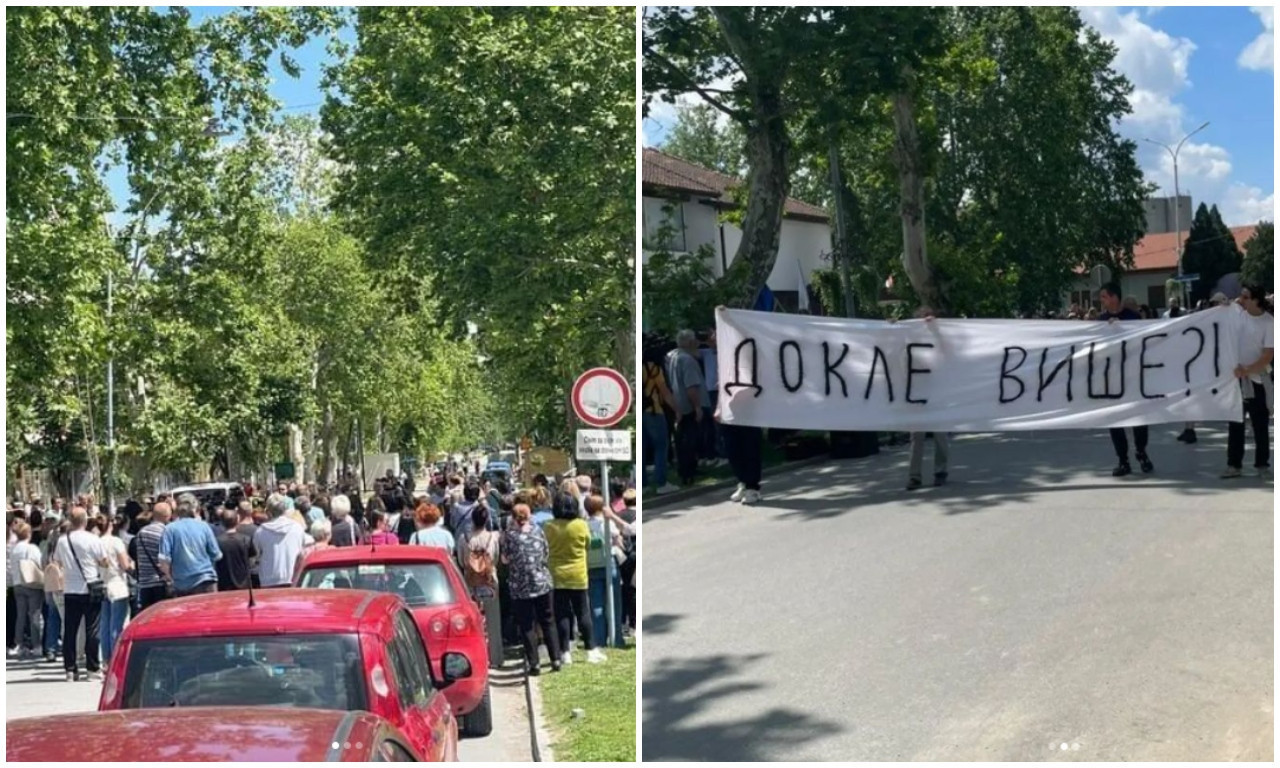 Dokle više? Prosvetari na ulicama u Bačkoj Palanci: Traže da se stane na put bahatim UČENICIMA (FOTO)