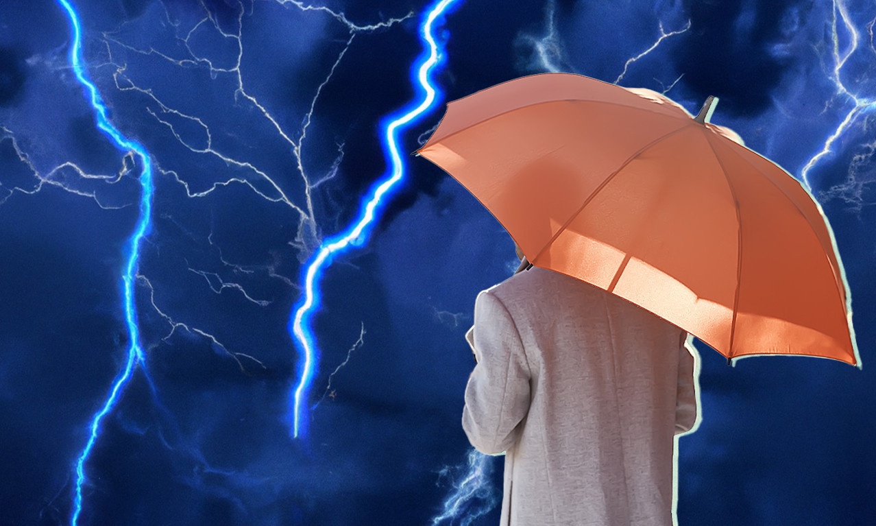 UPALJEN NARANDŽASTI METEOALARM U CELOJ SRBIJI: Stižu pljuskovi, grad i olujni vetar, RHMZ izdao upozorenje