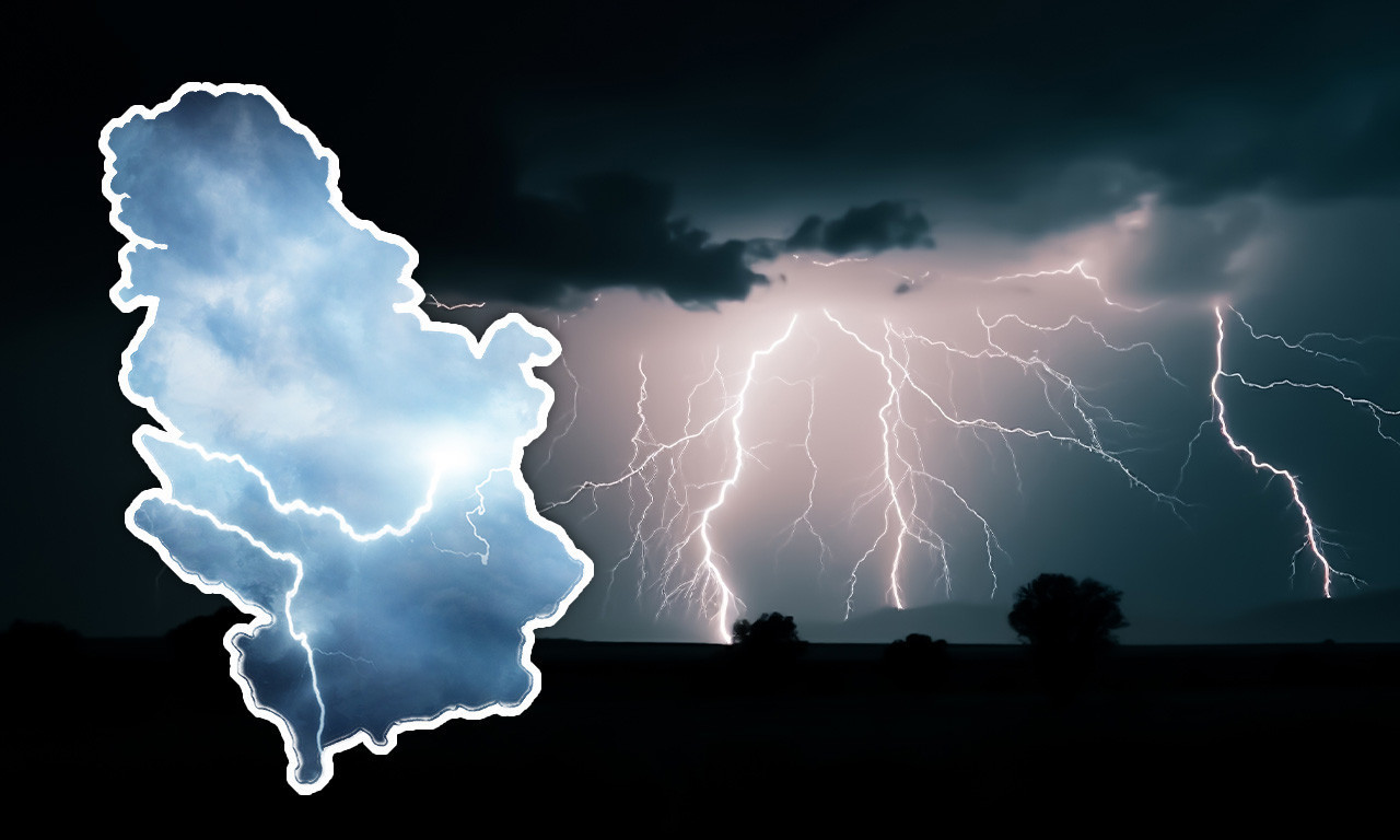 SRUČIĆE SE NEBO NA SVETU PETKU Stiže oluja kakvu Srbija ne pamti - pogledajte kakav nam se haos sprema (FOTO)