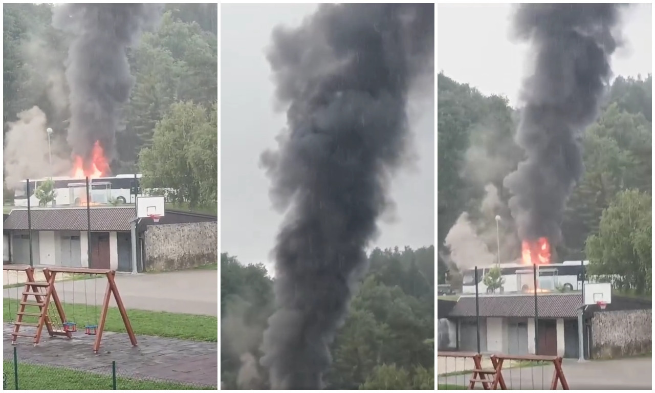 Zapalio se AUTOBUS koji je vozio OSNOVCE na IZLET: Velika drama u ZAGORJU! (VIDEO)