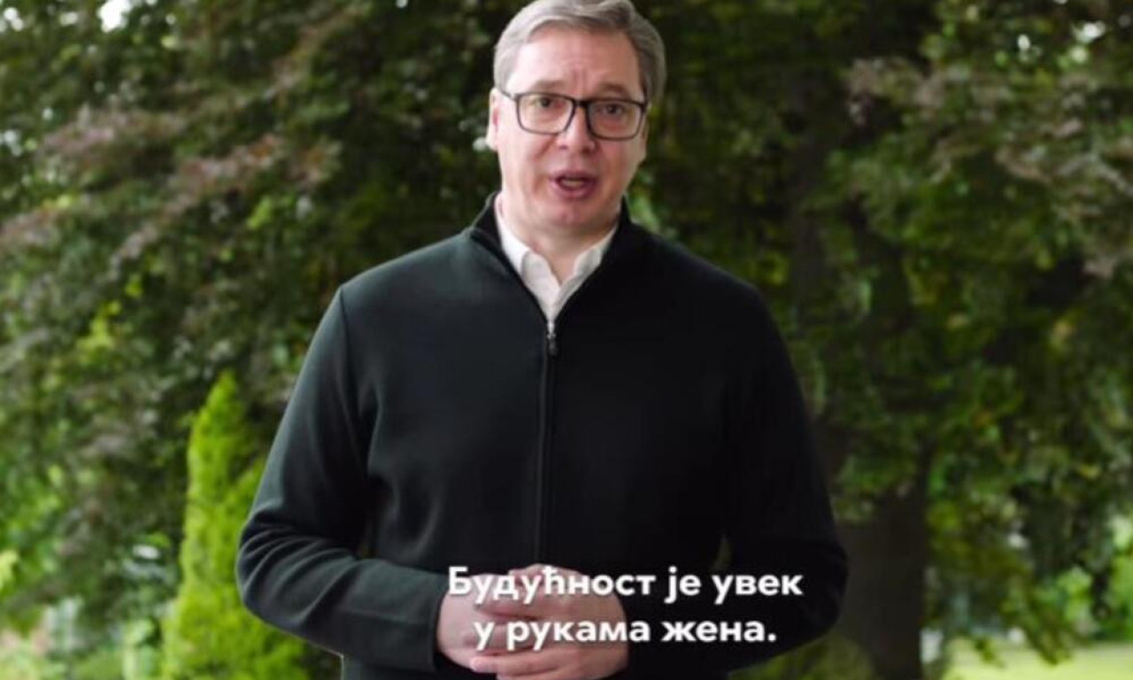 MOĆNA PORUKA PREDSEDNIKA VUČIĆA! Uputio je svim DAMAMA u Srbiji! (VIDEO)
