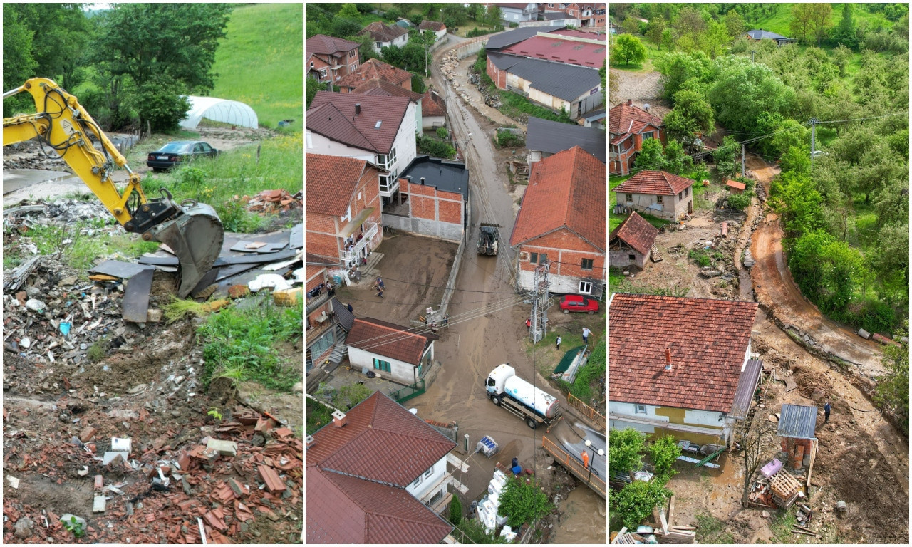Pogledajte kako izgleda Novi Pazar posle NEZAPAMĆENOG NEVREMENA! Voda RAZORILA PUTEVE i donela OTPAD (FOTO)